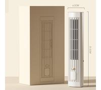 Ventilateur de tour sans pales, 3 vitesses, silencieux, portable, USB, blanc