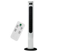 Ventilateur de tour Ventilateur colonne, télécommande Timer 70° oscillant 3 vitesses, 55 Watt, H=120cm