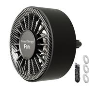 Ventilateur de valve de voiture portable petite unité de refroidissement | ventilateur de serrage de refroidissement de voiture rotation à 360 degrés alimenté par USB vitesse variable ultra