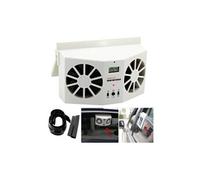 Ventilateur de ventilation d'air de fenêtre de voiture à énergie solaire mini ventilateur de climatiseur nouveau G