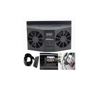 Ventilateur de ventilation d'air de fenêtre de voiture à énergie solaire mini ventilateur de climatiseur nouveau G