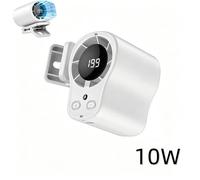 Ventilateur de Voiture à Clip, Ventilateur de climatisation pour voiture avec écran LED mains libres, 199 Vitesses 1500mAh 360°