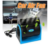 Ventilateur de voiture - Nouveau climatiseur 12V - Vitesse réglable - Silencieux - Blanc