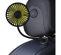Ventilateur De Voiture Usb Pour Appui-Tête Ventilateur De Voiture À 3 Vitesses Pour Siège Arrière Ventilateur De Bureau À Rotation 360° Ventilateur Réglable Pour Voiture Maison Bureau Camping