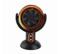 Ventilateur d'échappement à 2 vitesses Zenithaur, Hotte de gamme de bureau portable avec filtre lavable amovible, idéal pour le barbecue intérieur et la cuisson de la pot chaude (Or noir)
