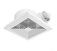 Ventilateur d'échappement grand diamètre 360° double moteur collecte de fumée cuisine salle de bain atelier ventilateur de ventilation ABS résistant à l'huile clapet anti-retour automatique ultra