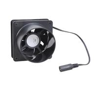 Ventilateur d'échappement silencieux de 8 cm - Extracteur d'air - Ventilateur de ventilation - Pour la maison, les poulaillers - Cuisine et salle de bain