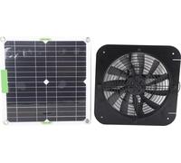 ventilateur d'extraction 100W 18V alimenté par panneau solaire Ventilateur de grenier alimenté par panneau solaire Ventilateur de grenier alimenté par panneau solaire pour maison d'animaux de compagni