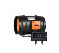 Ventilateur d'Extraction 200 mm Extracteur d'Air Conduit 1371 m³/h 68 W Régulateur Température Humidité Silencieux Moteur Électriq