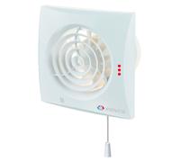 Ventilateur d'extraction axial pour mur Quiet 125 V avec interrupteur à tirette
