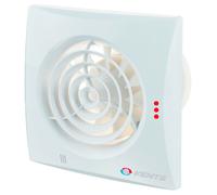 Ventilateur d'extraction axial pour murs et plafonds Quiet 150 TH avec ralentisseur & hygrostat