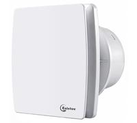Ventilateur d'extraction de 100 mm, pour montage mural ou sur fenêtre, 12 W, blanc