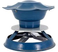 Ventilateur d'extraction de cheminée 120W, extracteur de fumée pour cheminée et poêle à Bois, Ventilateur d'aspiration Silencieux avec convertisseur de Tension, Installation Facile pour Conduit d