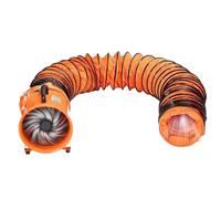 Ventilateur d'extraction de fumée portable avec tuyau d'aération pliable, extracteur de poussière industriel de 30,5 cm, ventilateur axial haute vitesse pour le travail du bois, garage, soudure