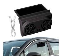 Ventilateur d'extraction de voiture à énergie solaire Batterie rechargeable | Ventilateur Solaire De Voiture Refroidissement Pour Extérieur, Camping-Car, Conduite Et Voyage