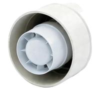 Ventilateur d'extraction, diamètre 100 mm, tension 220 V, puissance 12 W, débit d'air 130 m³/h, niveau sonore 38 dB