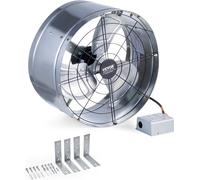 Ventilateur d'extraction grenier 1300CFM 380x200mm thermostat réglable