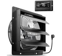 Ventilateur d'extraction HG Power de 300 mm, avec régulateur de température et d'humidité, ventilateur mural industriel intelligent, débit de 1650 m³/heure, moteur EC, ventilateur mural