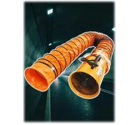 Ventilateur d'extraction industriel 10~20 pouces, conduit d'extraction d'air, tuyau d'extraction 16/32 pieds, for la ventilation et l'extraction de fumée(5m(16ft),300mm(12in))