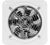 Ventilateur d'extraction - Montage mural - 15 cm - Haute vitesse - Silencieux - 40 W - 2600 tr/min - 220 V - Blanc