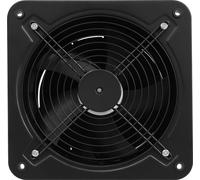 Ventilateur d'extraction - Montage mural/au plafond Ventilateur pour salle de bains/cuisine - Ø30 cm - Débit d'air 2677 m³/h - Métal - 220V AC 107 W - Noir