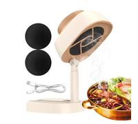 Ventilateur d'Extraction pour Cuisine Purificateur d'Air Rechargeable et | Ventilateur Extraction Portable 5 Vitesses pour Cuisine Pour Cuisinière Four Table De Cuisson Filtration De Grais