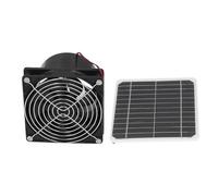 Ventilateur d'extraction Solaire, kit de Ventilateur Solaire 50 W 12 V avec Filet de Protection, Appareil de Refroidissement pour Petits poulaillers, serres et abris de Jardin.