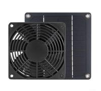 Ventilateur d'extraction solaire mural 10 W 12 V pour serre, abri de jardin, camping, ventilateur de panneau monocristallin pour refroidissement