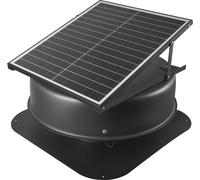 Ventilateur d'extraction solaire pour grenier 42 W avec thermostat intelligent et télécommande