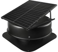 Ventilateur d'extraction solaire pour grenier 50 W avec thermostat intelligent et télécommande