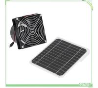 Ventilateur d'extraction - V GEBY - 50W - 12V - 6.5 pouces - Panneau solaire monocristallin