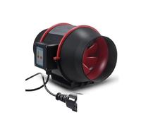 Ventilateur d'extraction, Ventilateur De Fumée En Ligne À Débit Mixte, Contrôle Vitesse 100mm, Avec Variable, Tuyau Circulaire 4 Pouces, Outil D'échappement Silencieux Grande