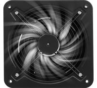 Ventilateur d'extraction - Ventilateur - Diamètre 30 cm - Tension 220 V CA - Vitesse de rotation 2677 tr/min - Niveau sonore ≤60 dB - Métal - Double roulement à billes - Noir