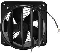 Ventilateur d'extraction / ventilateur - Montage mural/au plafond - 2677 tr/min - Double roulement à billes - Silencieux ≤60 dB - Résistant à la corrosion - Noir