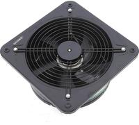 Ventilateur d'extraction - Ventilateur mural pour salle de bain - 2677 tr/min - Ø 300 mm - 150 W - 220 V - Pour cuisine et salle de bain - Noir