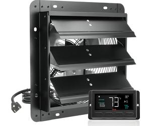 Ventilateur d'extraction VEVOR, 305 mm, régulateur de température et d'humidité, moteur EC, 904 CFM, ventilateur mural à vitesse variable pour montage mural, ventilation et refroidissement pour serres