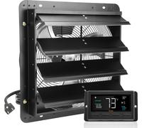 Ventilateur d'extraction VEVOR, 406 mm, régulateur de température et d'humidité, moteur EC, 1747 CFM, ventilateur mural avec régulateur de vitesse pour montage mural, aération et refroidissement pour 