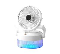 Ventilateur | Dispositif de refroidissement rechargeable par USB - Ventilateur multifonction pliable et éclairé pour tente, école, extérieur, gym, plage, camping, jardin