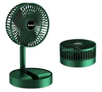 ventilateur électrique pliable usb 2000 mah 3 vitesses avec rotation de la tête à 270 degrés, portable, ultra silencieux, pou[A463]