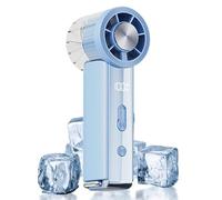 Ventilateur électrique portatif - Appareil d'affichage numérique | Ventilateur personnel portatif - Pour voyage, école, trajet, plage, dortoir, étudiants, garçons, filles, adolescents et adultes