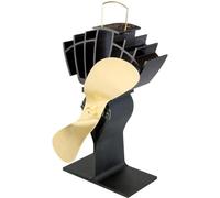 Ventilateur électrique pour poêle à bois - Or - Bilingue