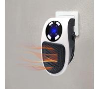 Ventilateur électrique - Prise secteur. Chauffage - Chauffage rapide - Économie d'énergie - 500 W - Blanc