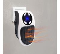 Ventilateur électrique - Prise secteur. Chauffage - Chauffage rapide - Économie d'énergie - 500 W - Blanc