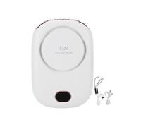 Ventilateur Electrique suspendu au cou charge USB-Blanc