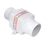 Ventilateur en ligne, 75mm Ventilateur Extraction Ventilateur de Conduit Système de Ventilation pour yachts, bâtiments, caravane
