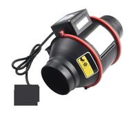 Ventilateur En Ligne À Flux Mixte, 4 Pouces, 100mm, Contrôle De La Vitesse Du D'échappement, Avec Variable, Nettoyage L'air 45W/48W Commercial