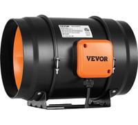 Ventilateur en ligne VEVOR, moteur EC économe en énergie, débit d'air de 205 CFM, CA 8 pouces