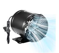 Ventilateur Extracteur Air 15cm 6 Pouces, Conduit Métal Clapet Anti-Retour, Garage Grenier Label
