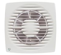 Ventilateur extracteur avec capteur d'humidité, débit de 115 m³/h, diamètre de 125 mm, fonctionnement silencieux