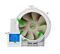Ventilateur extracteur d'air 150 mm, ventilateur tubulaire 150 mm | Ventilateur silencieux encastré IP44 - Ventilateur mural de -20 à 60 °C - Ventilateur de salle de bain